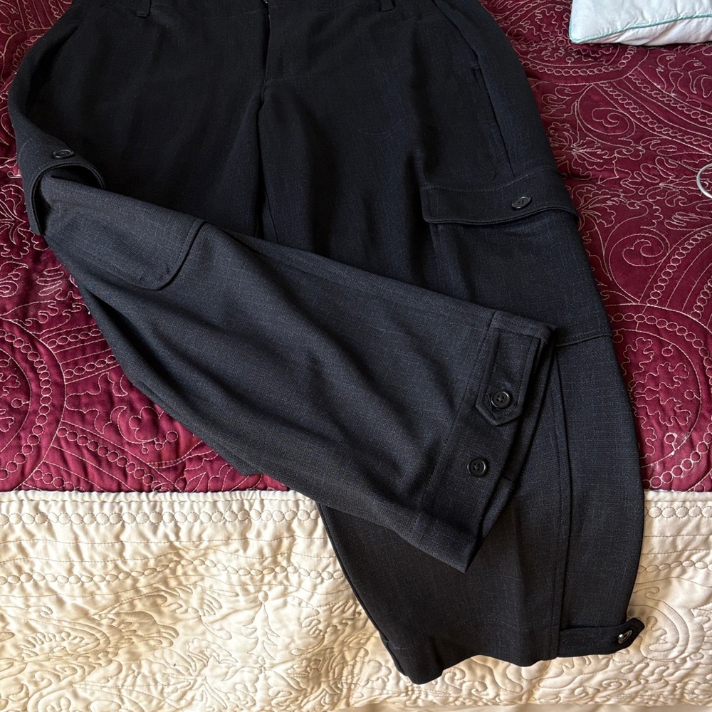 Liverpool Black Cargo Pants for Women - Picture 6 of 6